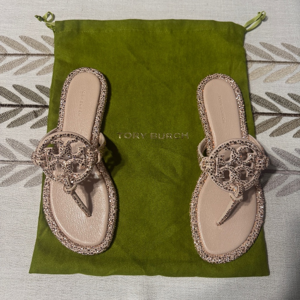 Tory Burch Rose Pink Sandals- Size 8.5